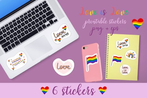 Download Love is Love PNG Printable Stickers - Love is love png Collection